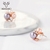 Picture of Brand New Colorful Platinum Plated Stud Earrings with SGS/ISO Certification