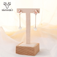 Picture of Charming Pink Rose Gold Plated Dangle Earrings As a Gift