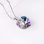 Show details for Popular Swarovski Element Platinum Plated Pendant Necklace