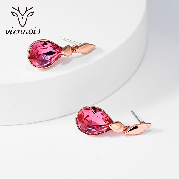 Picture of Affordable Rose Gold Plated Zinc Alloy Big Stud Earrings from Trust-worthy Supplier