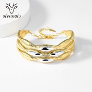 Picture of Designer Gold Plated Zinc Alloy Fashion Bangle with Easy Return