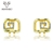Picture of High Rated Platinum Plated Rhinestone Earrings