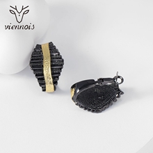 Show details for Distinctive Gunmetal Plated Zinc Alloy Stud Earrings with Low MOQ