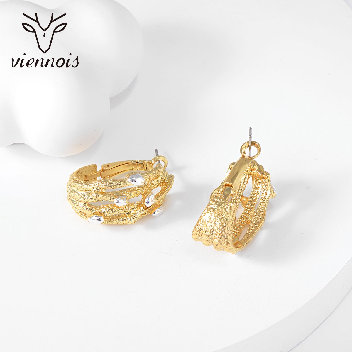 Dubai Big Stud Earrings of Original Design