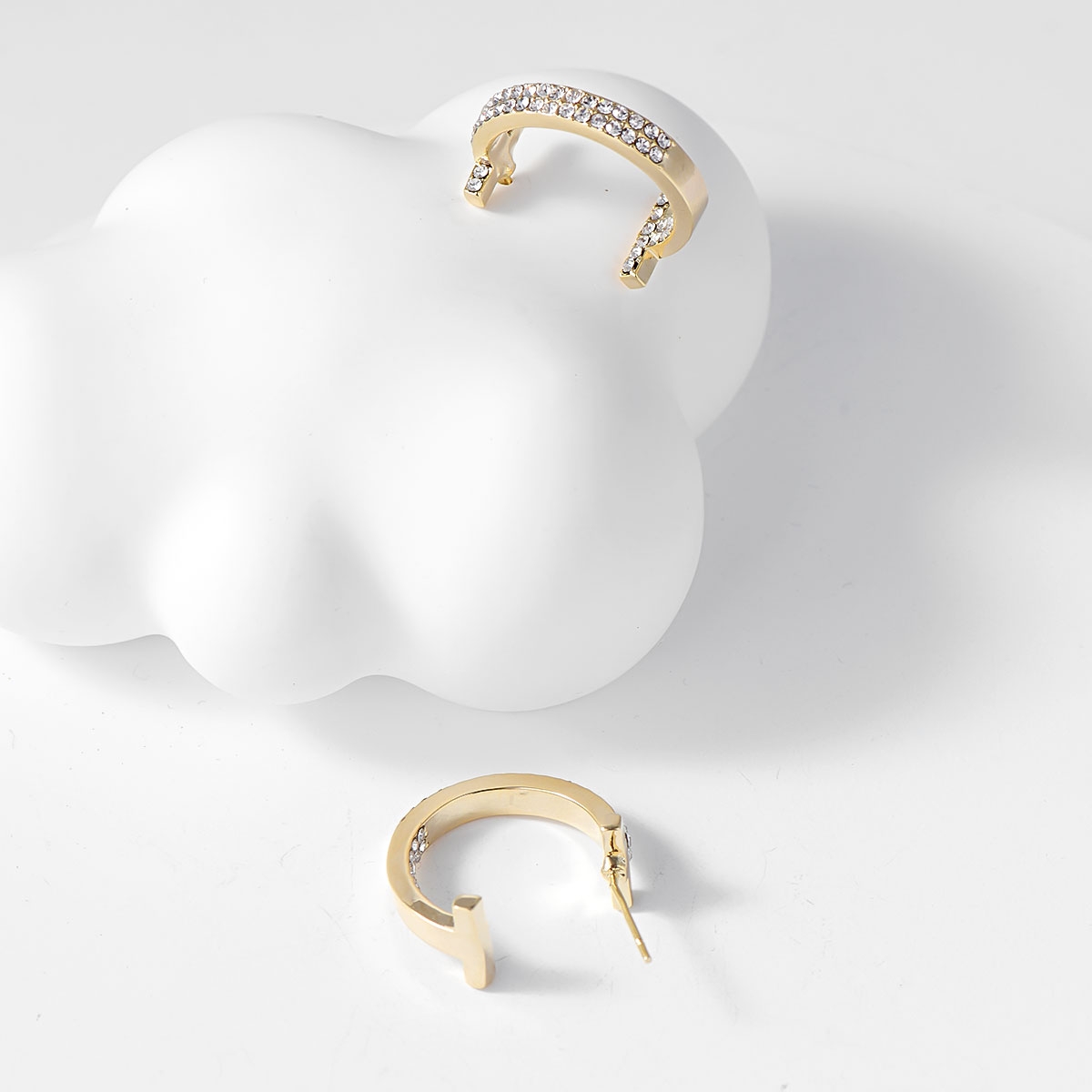 funky gold earrings