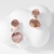 Picture of Dubai Rose Gold Plated Dangle Earrings of Original Design