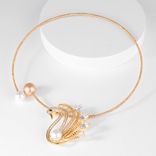Show details for swan Classic Collar Necklace with Fast Delivery