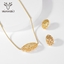 Show details for Recommended Gold Plated Small 2 Piece Jewelry Set from Top Designer