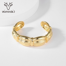 Show details for Designer Gold Plated Zinc Alloy Fashion Bangle with Easy Return