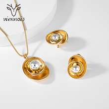 Show details for Funky Casual Big Necklace and Earring Set