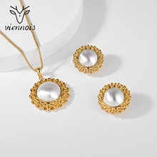 Show details for Zinc Alloy Dubai Necklace and Earring Set from Certified Factory