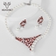 Show details for Popular Cubic Zirconia Red 2 Piece Jewelry Set