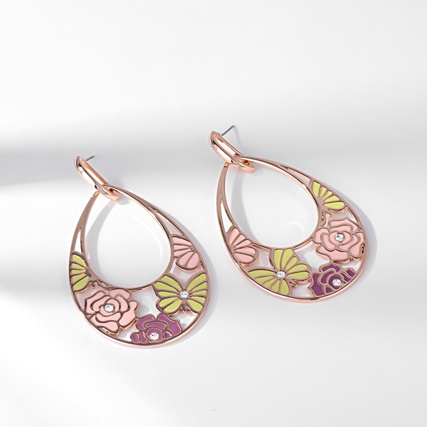 Picture of Zinc Alloy Colorful Dangle Earrings with Full Guarantee
