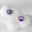 Show details for Funky Small Colorful Stud Earrings