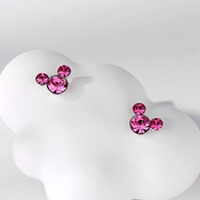 Show details for Filigree Small Swarovski Element Stud Earrings