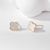 Picture of Famous Cubic Zirconia White Stud Earrings