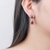 Picture of Designer Platinum Plated Medium Dangle Earrings with Easy Return