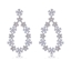 Show details for Copper or Brass White Dangle Earrings at Great Low Price