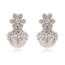 Show details for Impressive White Gold Plated Dangle Earrings with Low MOQ