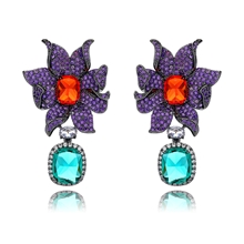 Show details for Low Price Copper or Brass Gunmetal Plated Dangle Earrings for Girlfriend