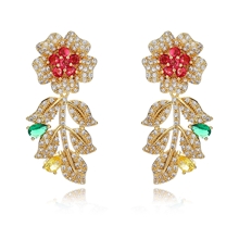 Show details for Pretty Cubic Zirconia Medium Dangle Earrings