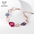 Picture of Classic Rose Gold Plated Fashion Bracelet with Beautiful Craftmanship