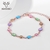 Picture of Best Artificial Crystal Rose Gold Plated Fashion Bracelet