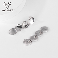 Picture of Hypoallergenic Platinum Plated Zinc Alloy Dangle Earrings with Easy Return