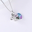 Show details for Simple And Elegant Platinum Plated Colourful Collar 16 OR 18 Inches