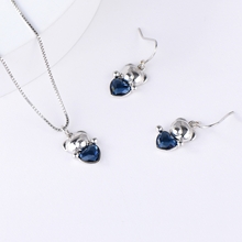 Show details for New Season Blue Zinc Alloy 2 Piece Jewelry Set with SGS/ISO Certification