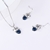 Picture of New Season Blue Zinc Alloy 2 Piece Jewelry Set with SGS/ISO Certification