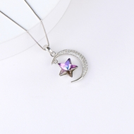 Show details for Zinc Alloy Swarovski Element Long Pendant in Exclusive Design