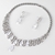 Picture of Inexpensive Platinum Plated White 2 Piece Jewelry Set from Reliable Manufacturer