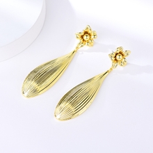 Show details for Zinc Alloy Gold Plated Dangle Earrings at Great Low Price