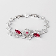 Show details for Sparkly Flowers & Plants Red Fashion Bracelet Show details for Sparkly Flowers & Plants Red Fashion Bracelet