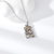 Picture of Zinc Alloy Platinum Plated Pendant Necklace from Certified Factory