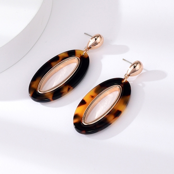 Picture of New Season Black Zinc Alloy Dangle Earrings with SGS/ISO Certification