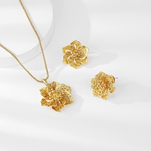 Show details for Good Quality Casual Zinc Alloy Necklace and Earring Set