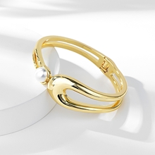 Show details for Zinc Alloy Gold Plated Fashion Bangle at Super Low Price