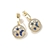 Picture of Fashion Cubic Zirconia Blue Dangle Earrings