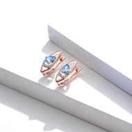 Picture of New Season Blue Delicate Stud Earrings with SGS/ISO Certification