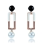 Show details for Simple And Elegant Rose Gold Plated Venetian Pearl Drop & Dangle