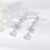 Picture of Recommended White Cubic Zirconia Dangle Earrings from Top Designer