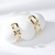 Picture of Unique Artificial Crystal Gold Plated Stud Earrings