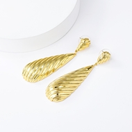 Show details for Zinc Alloy Dubai Dangle Earrings in Flattering Style
