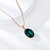 Picture of Small Green Pendant Necklace with Beautiful Craftmanship
