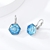 Picture of Sparkly Small Swarovski Element Small Hoop Earrings