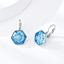 Show details for Sparkly Small Swarovski Element Small Hoop Earrings