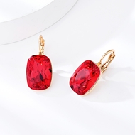 Show details for Attractive Red Zinc Alloy Small Hoop Earrings For Your Occasions