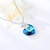 Picture of Unique Swarovski Element Blue Pendant Necklace